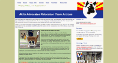 Desktop Screenshot of akitaadvocates.com